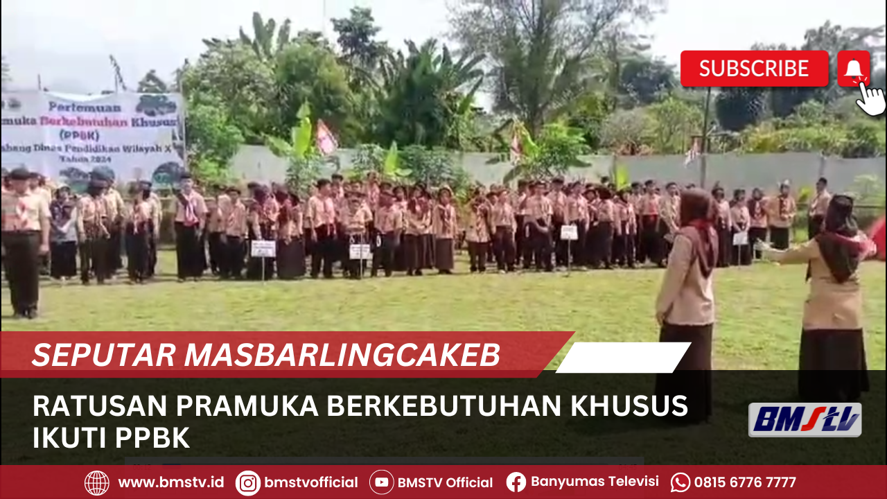 RATUSAN PRAMUKA BERKEBUTUHAN KHUSUS IKUTI PPBK