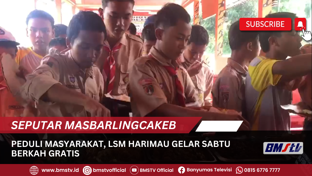 MASYARAKAT, LSM HARIMAU GELAR SABTU BERKAH GRATIS